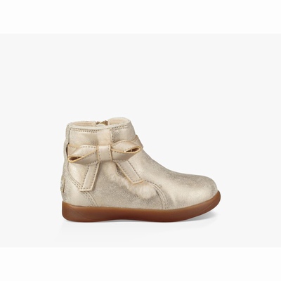 Botas UGG Libbie Metallic Criança Douradas | PT-KNDVL